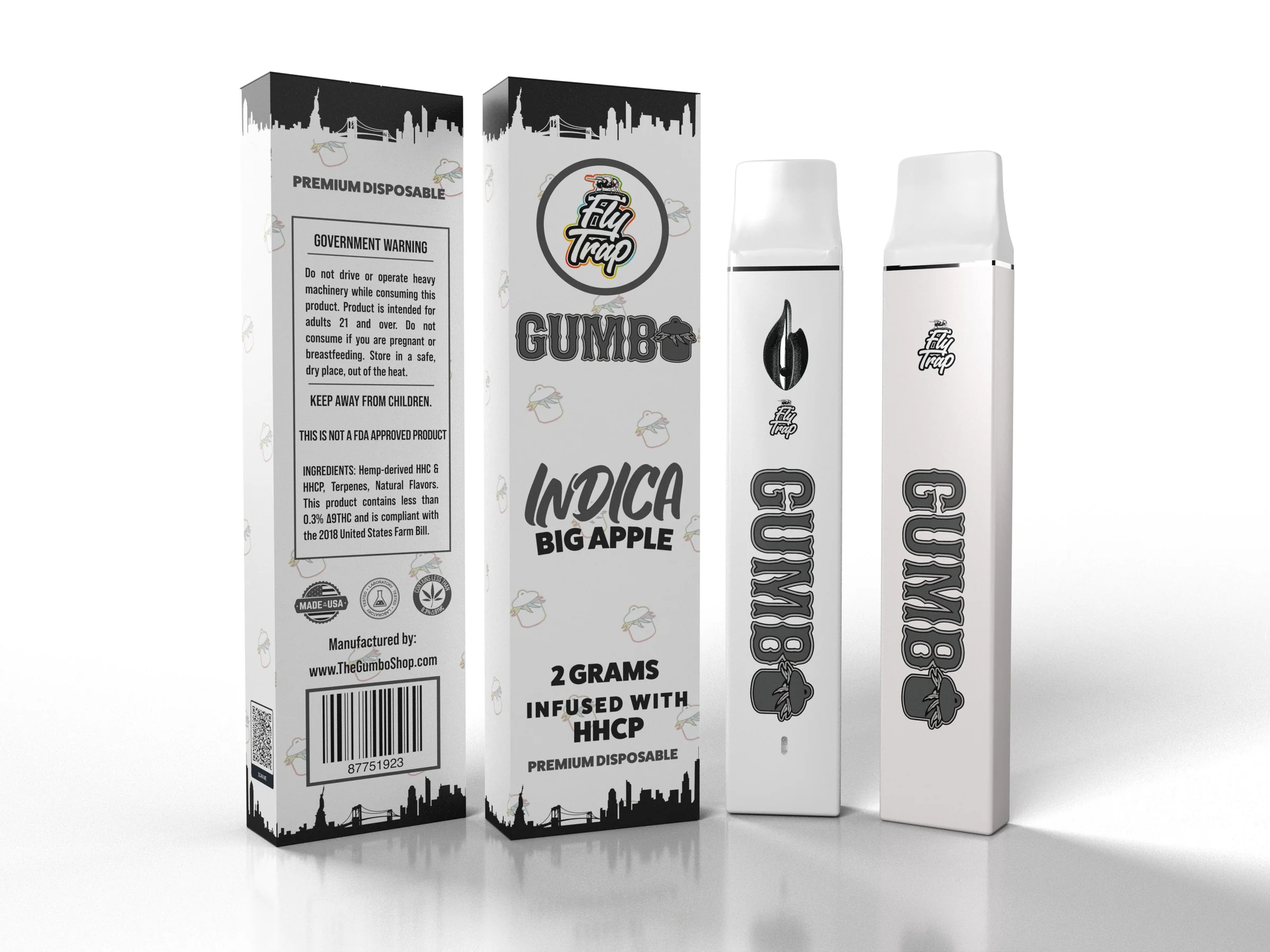 Gumbo-Big-Apple-2G-Disposable Big Apple 2G Gumbo Disposable